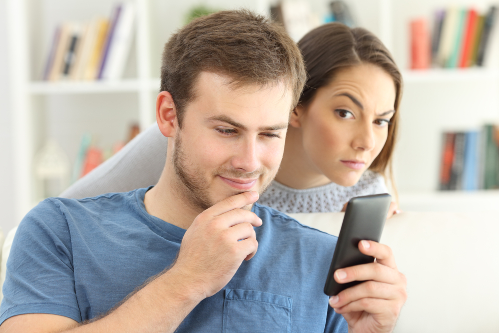 couple on a couch having an argument