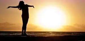 Manage Stress and Anxiety with Kundalini Yoga M3 B1 Woman Celebrating a Stress Free Life